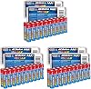 Powermax ACDelco UltraMAX 20-Count AAA Batteries, Alkaline Battery with Advanced Technology, 10-Year Shelf Life, Recloseable Packaging Pack of 3