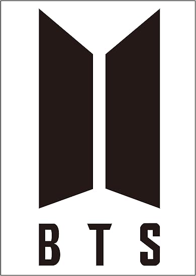 Amazon Bts ロゴ カッティングステッカーｌ 黒 アイドル 芸能人グッズ 通販