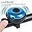 Xthuge Classic Bike Bell, Aluminum Bicycle Bell, Loud Crisp Clear Sound Bicycle Bike Bell for Adults Kids(Blue-Left Hand Use)