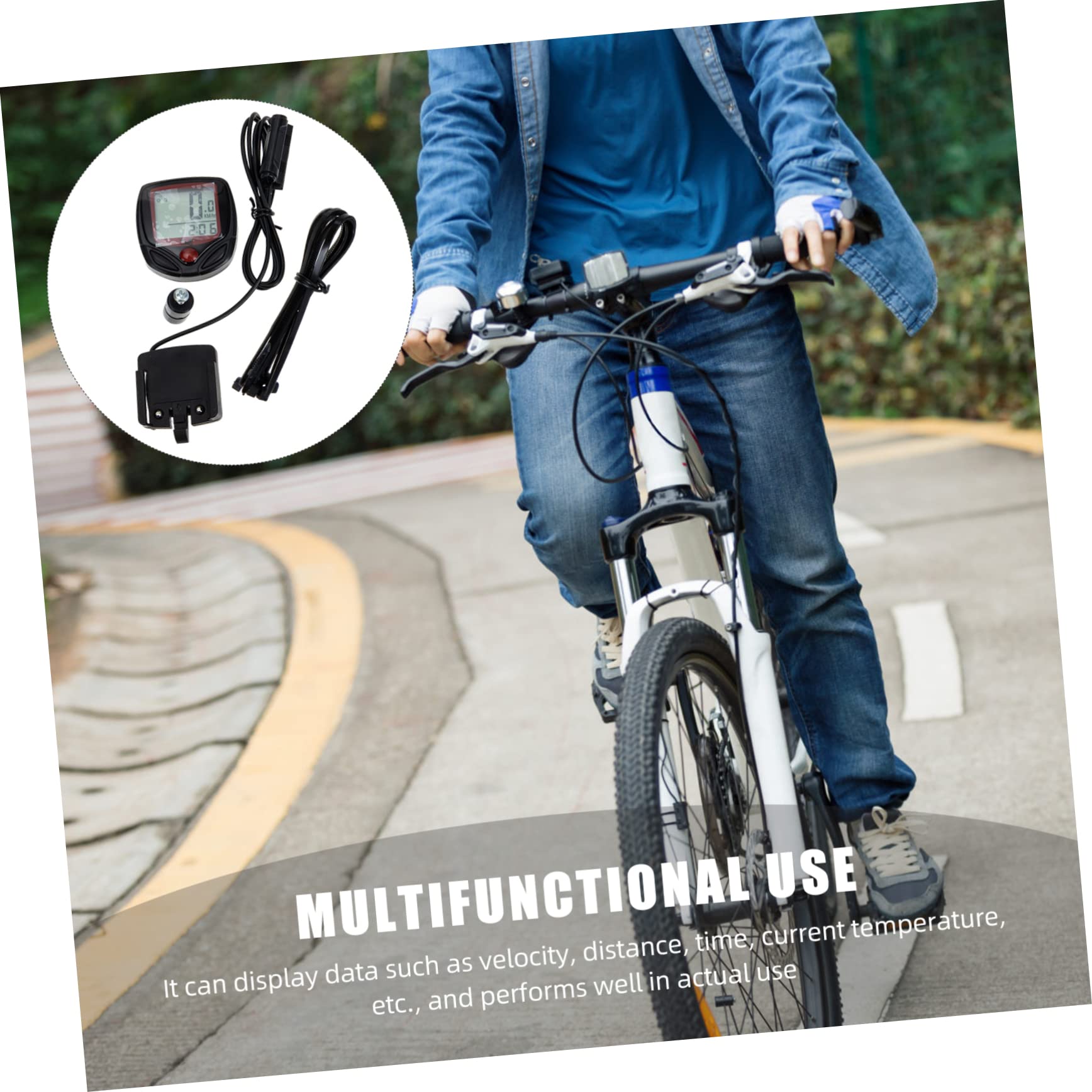 Yardwe 3juegos Cuentakilómetros De Bicicleta Portátil Velocímetro Multifunción para Ciclismo Medidor De y Distancia para Actividades De y Senderismo
