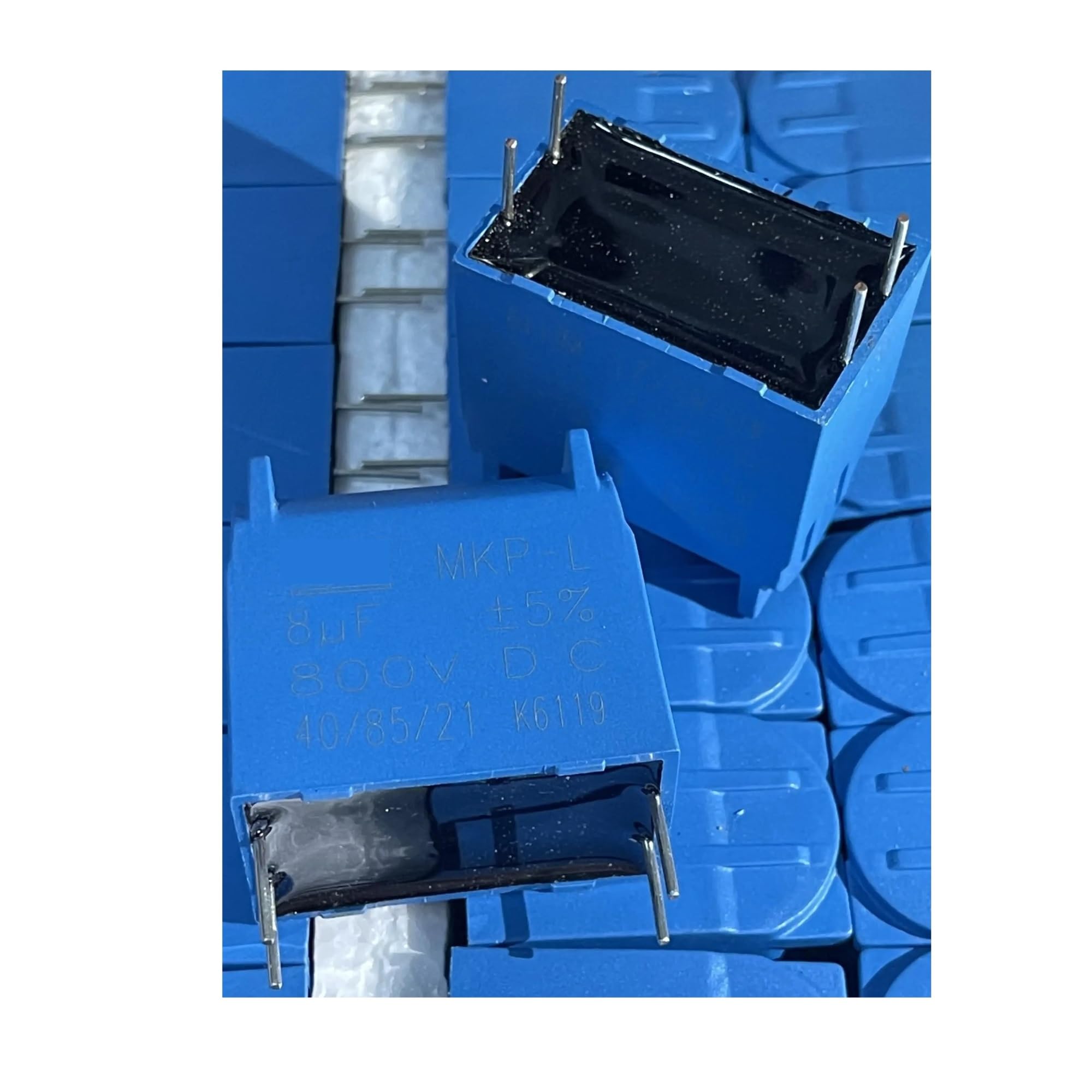 LEOTNNDQ 1pcs MKP-L 8UF800V DC Film Capacitor