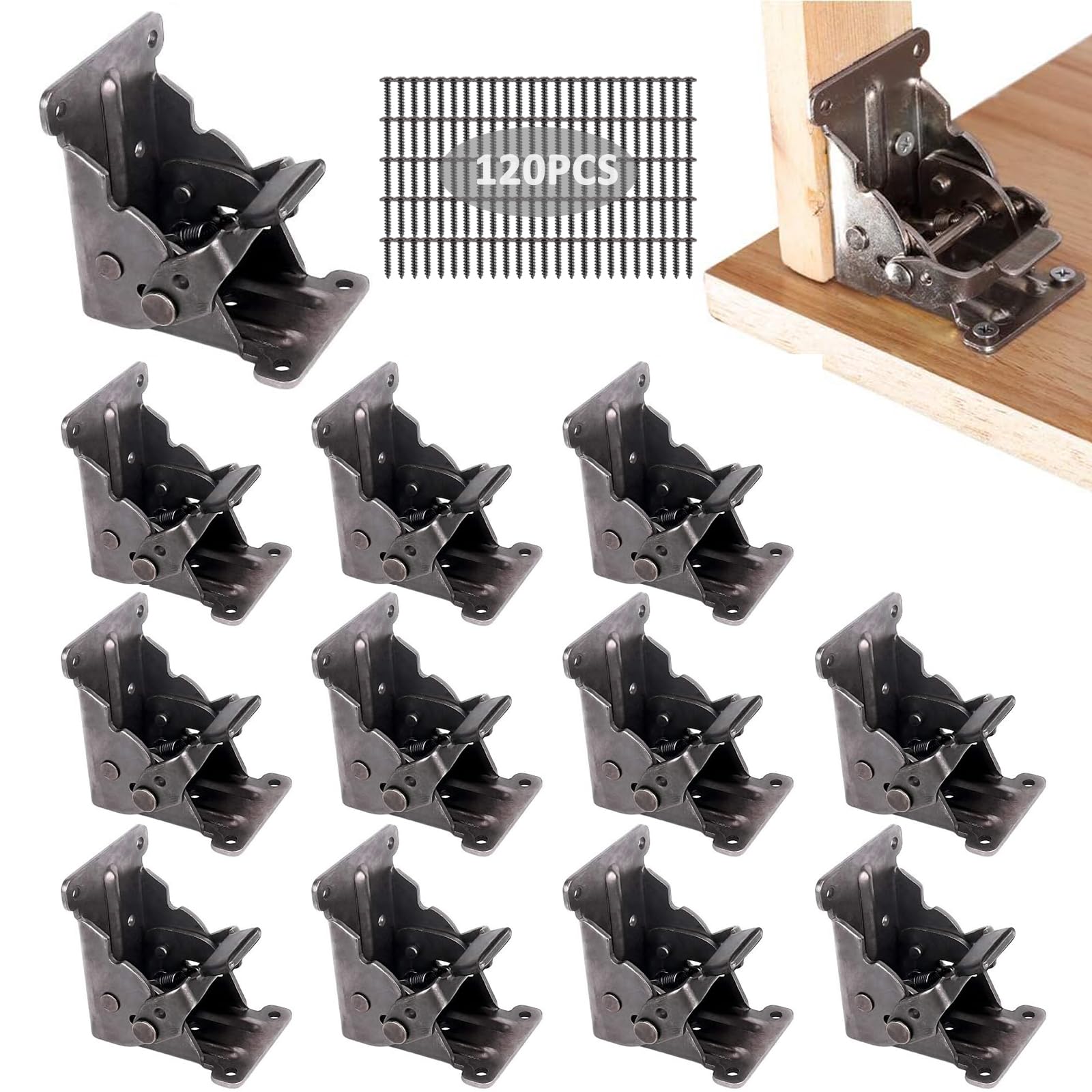 TopDirect 12 Pack Locking Hinge - cabinet hardware | Mubboo