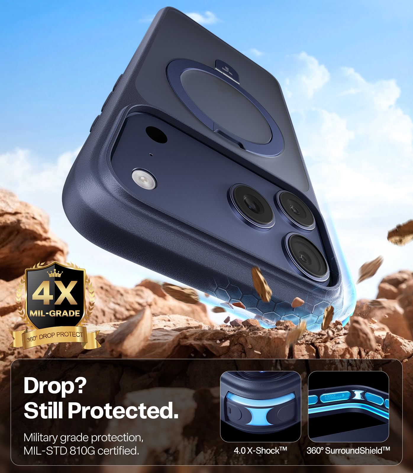 iPhone17Promax512GB SIMフリー ブルー＋TORRASケース Amazon.com: TORRAS for iPhone 17 Pro Case, Slim Fit, Ultra Thin