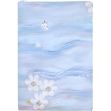 BLBMH Book Covers for Paperbacks Fabric A5 Notebook Cover Privacy Small Journal Jacket 5.5x8.3 inch Bible Diary Adjustable Softcover Protector Book Lovers Birthday Christmas Gifts - Flower B 8.3in