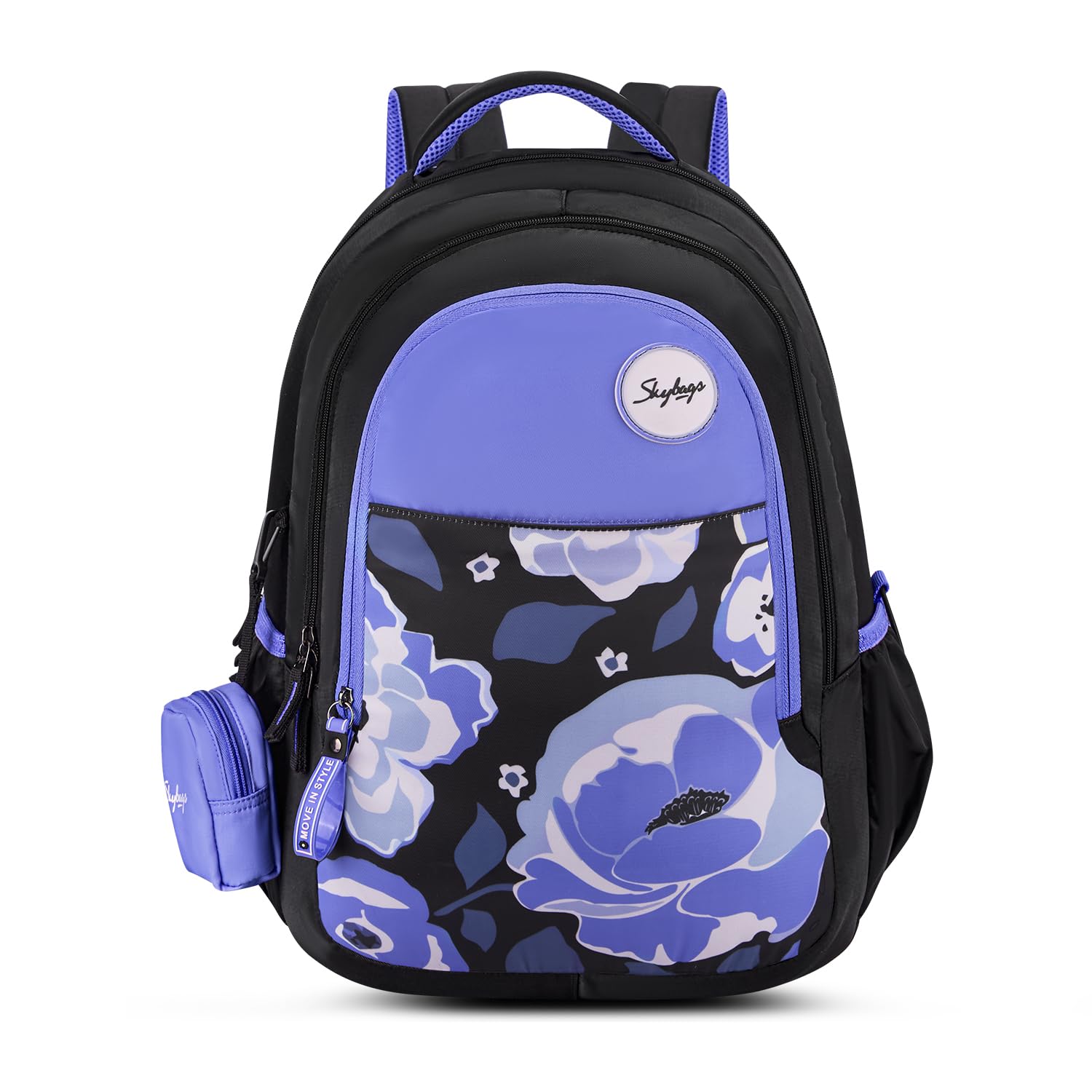 Floral 02 School Backpack-image-17