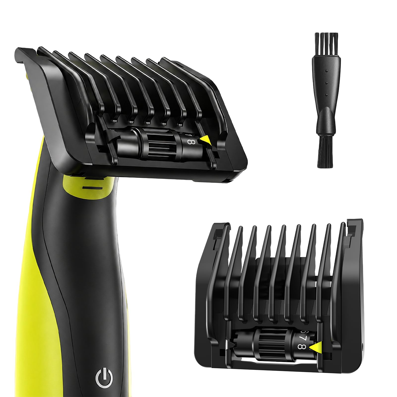 8-in-1 Adjustable Guide Comb for Hybrid Electric O-blade Trimmer Black