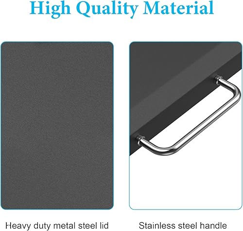Miniatura 2 de Tapa con bisagras para Blackstone 36 pulgadas parrilla cubierta dura accesorios para Blackstone 1554 1818 1825 1836 1863 2149 36 pulgadas parrilla