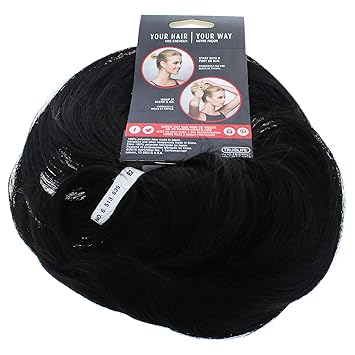 Hairdo Style-A-Do and Mini-Do Duo Pack - R2 Ebony for Women - 2 Pc Hair Wrap