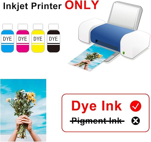 Miniatura 4 de Koala Inkjet - Papel fotográfico brillante y autoadhesivo, paquete