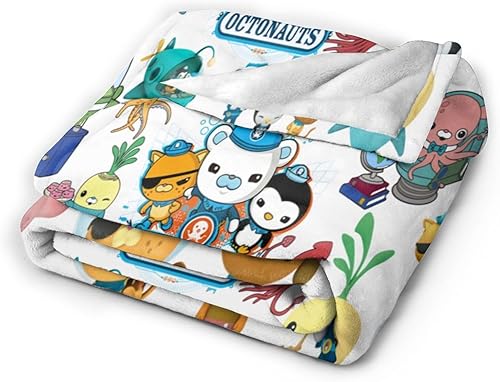 Miniatura 3 de Manta de franela polar para todas las estaciones, peso ligero, para sala de estardormitorio, manta cálida de 60 x 50 pulgadas.