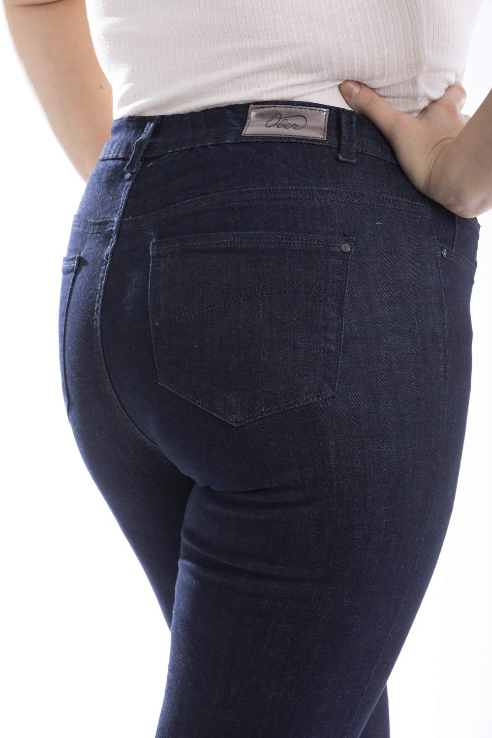 Rica Lewis Ober Jeans Coupe Droite Taille Semi Elastiquee avec Fibre Lycra Femme