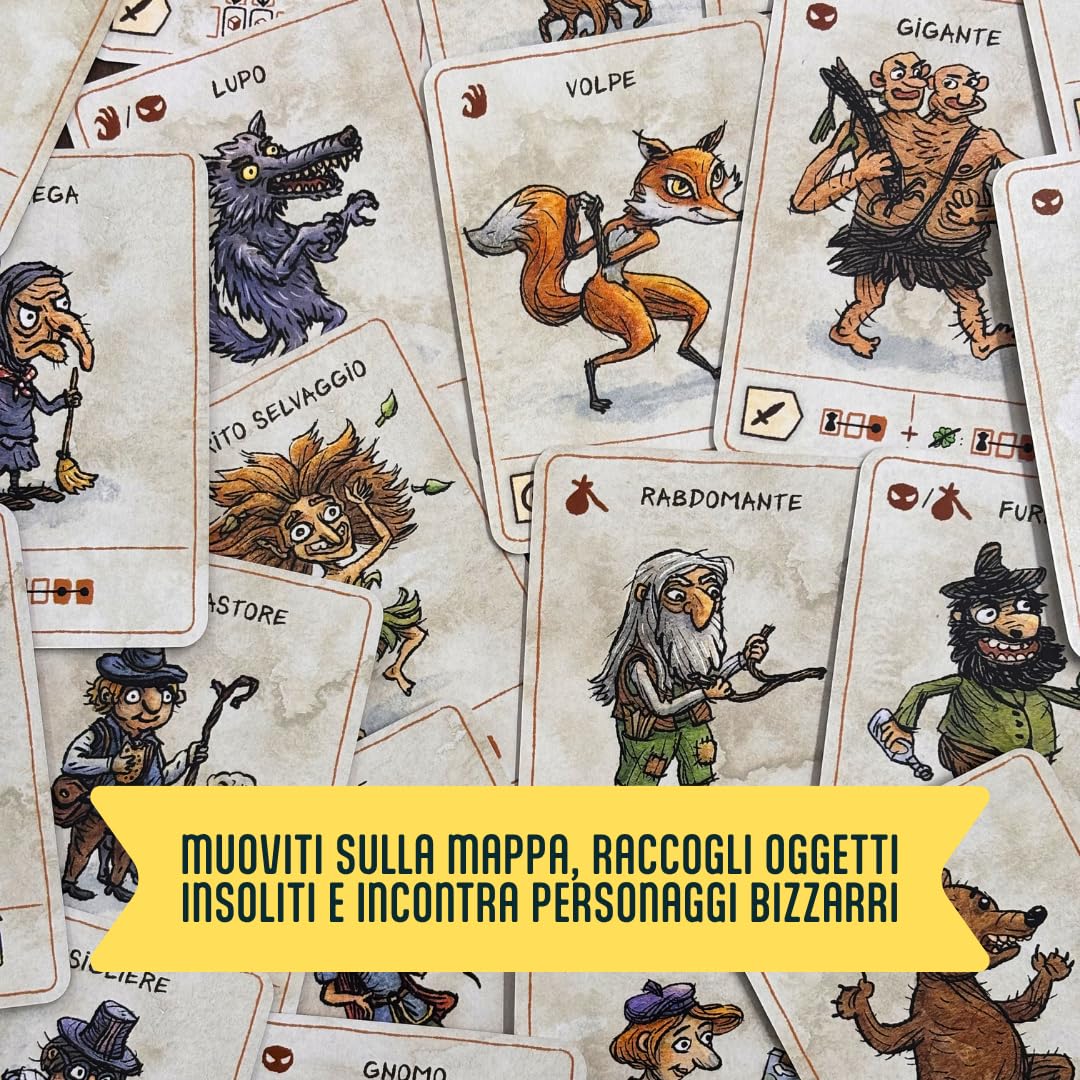 MS Edizioni - Pilgrims - Una curiosa avventura | Gioco da Tavolo ispirato al videogioco indie fiabesco | 1-4 Giocatori | 14+ anni