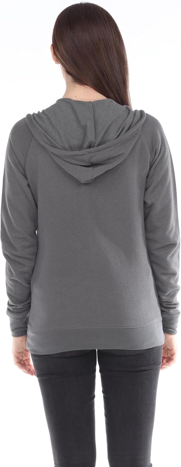 long Sleeve Zip Hoodie Women Cotton Blend Pocket long Sleeve Jacket，Comfortable FrenchTerry Hoodie for Everyday - Image 6