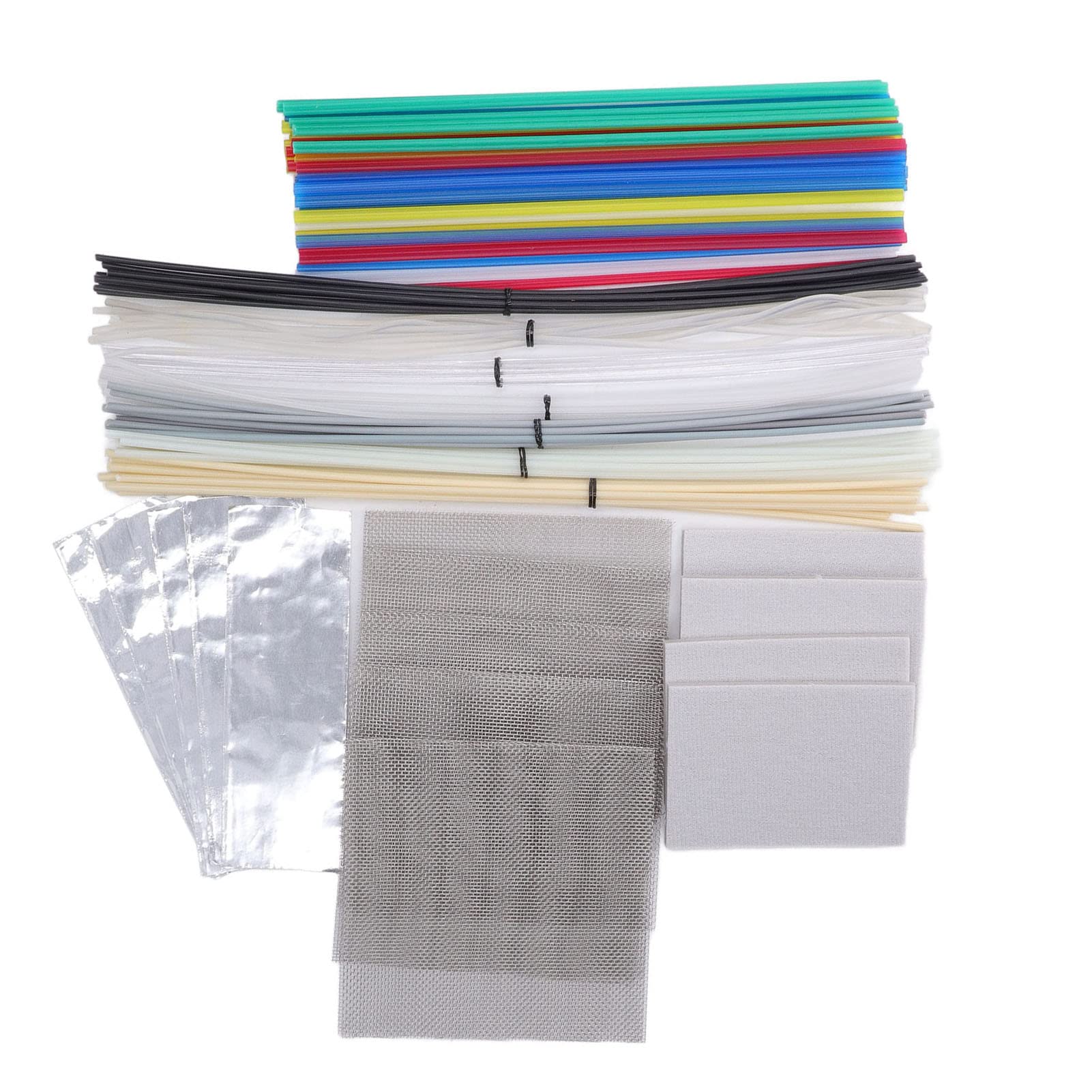 Plastic Welding Rod:Plastic Welding with 12 Colors ABS PP PU PE PA PC TPO Welder Rod for Bumper Maintenance(106PCS)