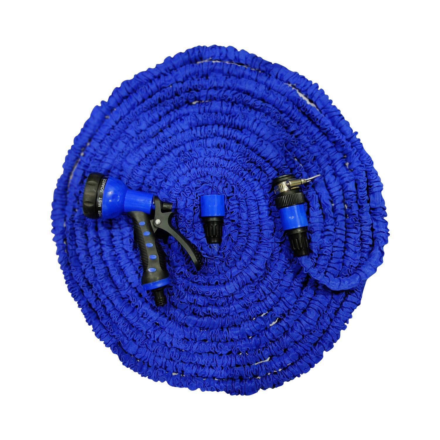 Buy Technocrafts Expandable Magic Hose Reel Fixed Type (Blue) 10mtr