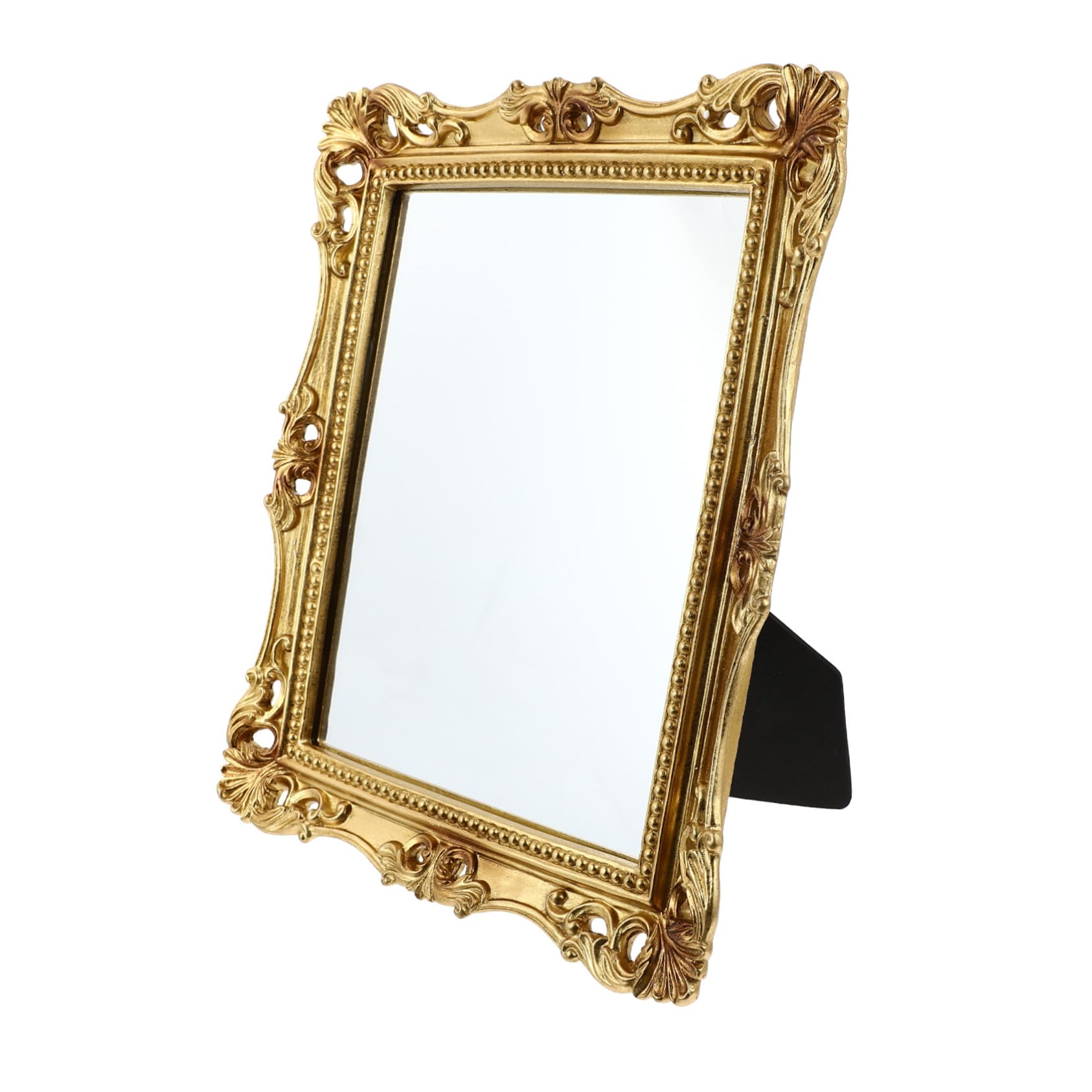 Miroir décoratif vintage doré ornement rétro pour miroir de maquillage chambre salon