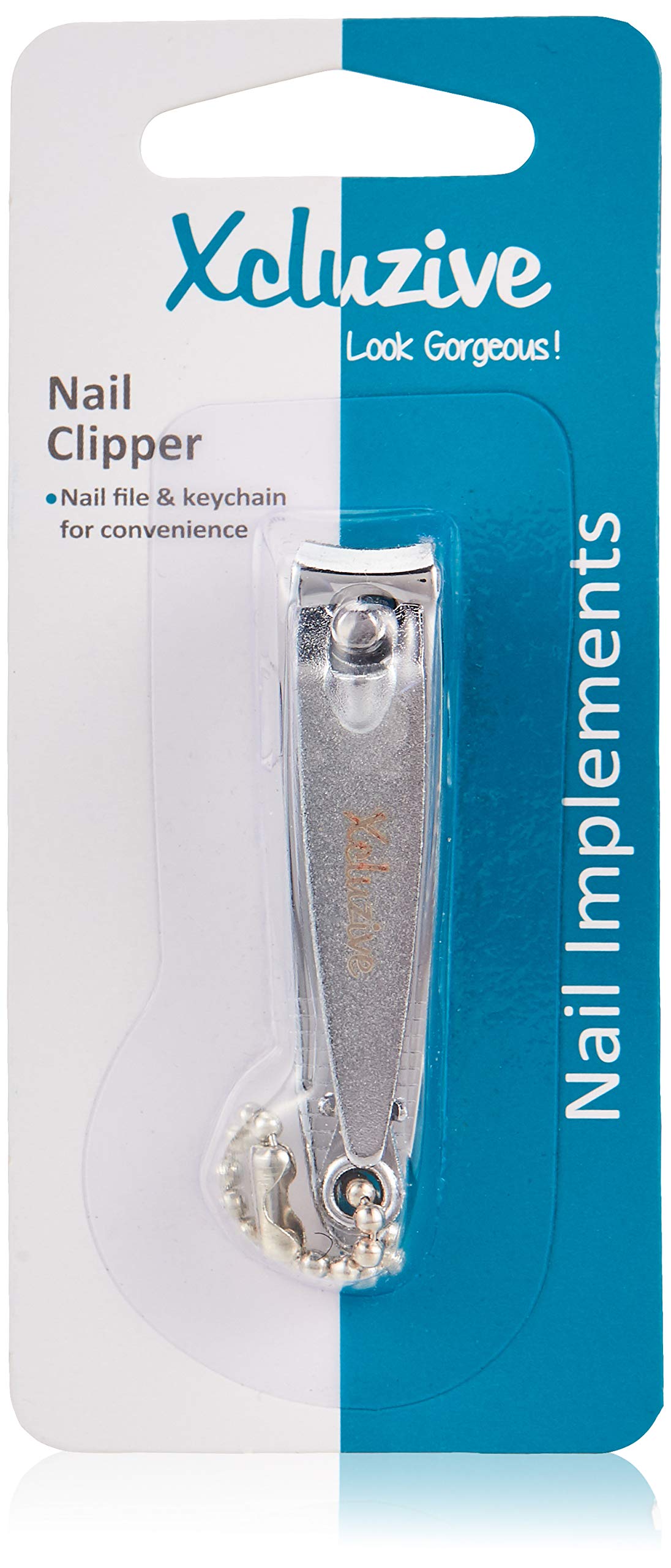 Xcluzive Nail Clippers With Key Ring And File, Pack Of 1