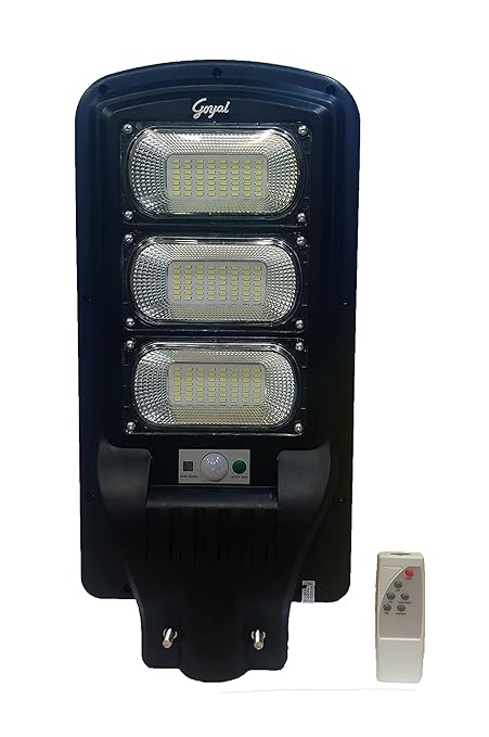 Goyal All in one 90watts Solar Street Light Automatic Motion Sensor White Light Rectangular IP65 Waterproof -Plastic(1 yr Warranty)
