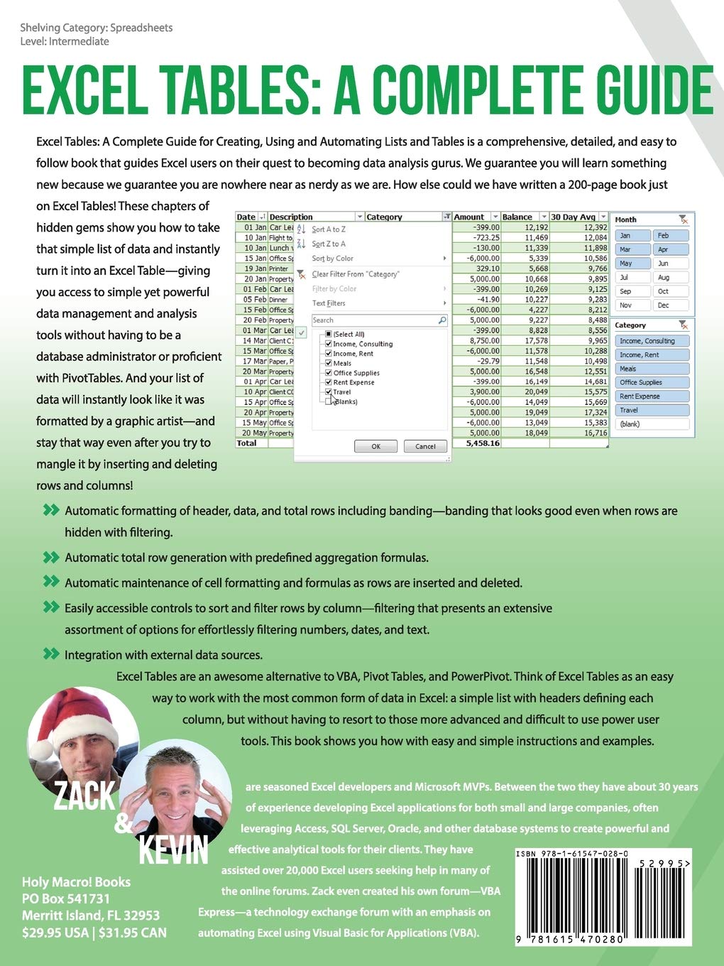 Excel Tables: A Complete Guide for Creating, Using and Automating Lists and Tables