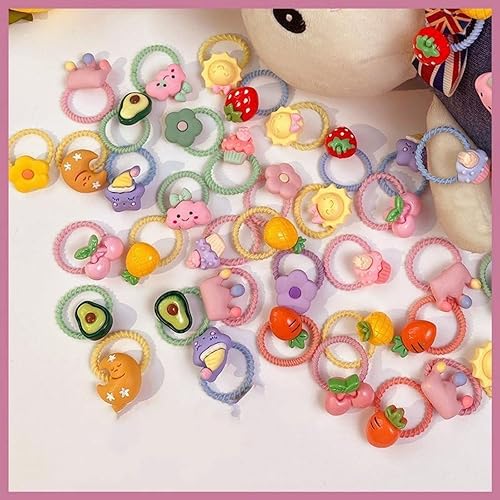 Miniatura 2 de 30 ligas para el cabello para niñas pequeñas y pequeñas, bandas elásticas para el cabello, accesorios para el cabello para niños pequeños y niñas