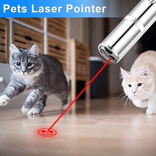 Miniatura 2 de Juguete de puntero láser para gatos, juguete láser recargable para gatos, juguetes para gatos de interior, luz láser, juguetes interactivos de