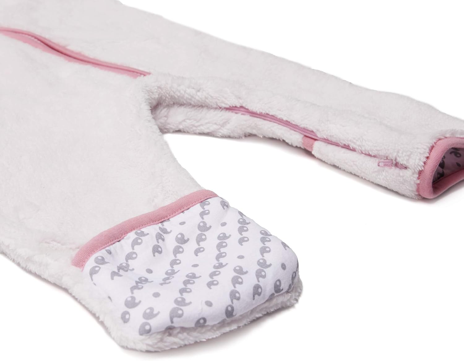 baby deedee Fleece Sherpa Baby Bunting-Warm Newborn Romper Costume, Cozy Infant Outerwear Hooded Kids Bodysuit - Image 5