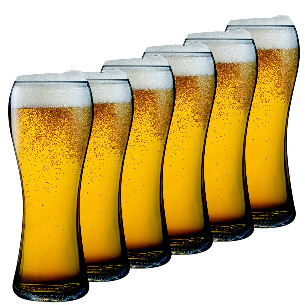 Luminarc Beer Glasses Brewers and Wheat Flavors, Transparent (6, 590 ml) - Image 9 thumbnail