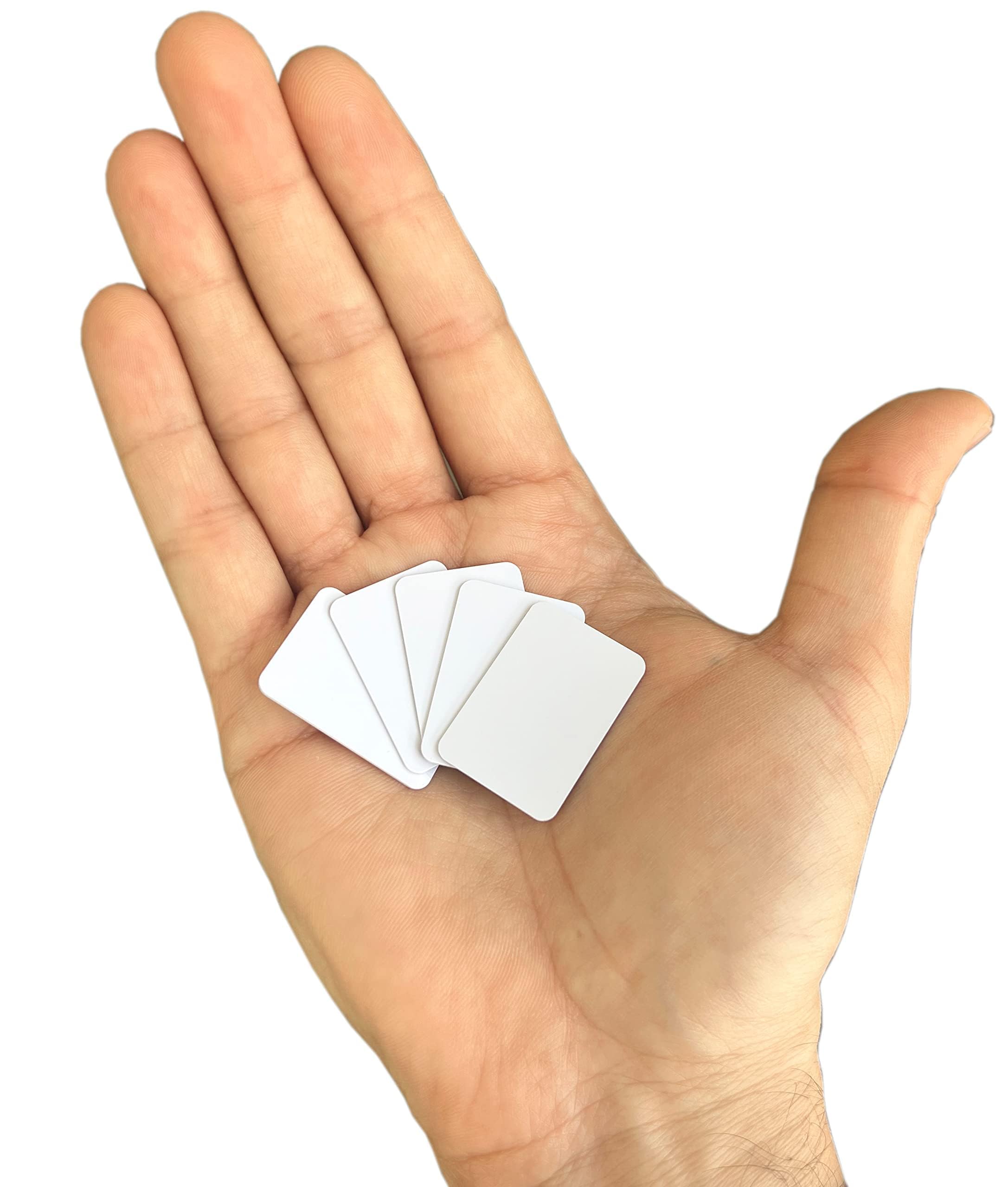 Rubik NFC 215 Mini Cards, Blank Programmable NTAG 215 Chip, Multipurpose Business Smart Card, Access Control, Also Compatible with Amiibo and TagMo App and Other (10 Cards)