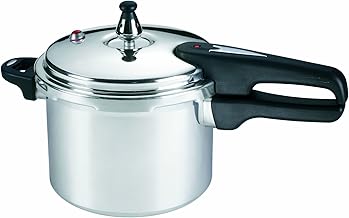 Mirro 92140A Polished Aluminum 10-PSI Pressure Cooker Cookware, 4-Quart, Silver – 7114000229