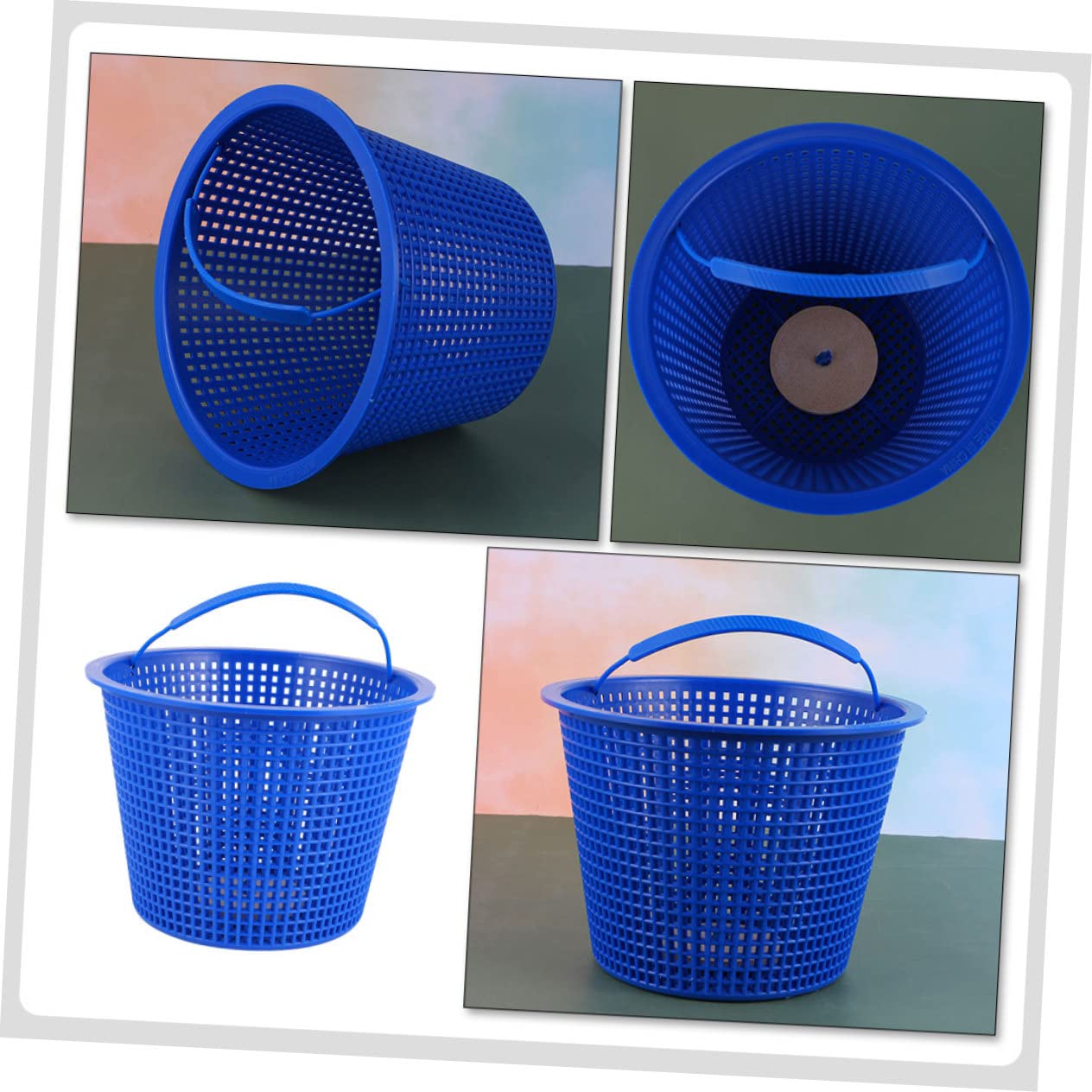 Yardwe 2stücke Portable Swimming Pool Filter Basket Anti-Clogging Wiederverwendbare Effektiver Schmutzfänger Für Einfach Zu Reinigen Pool Zubehör