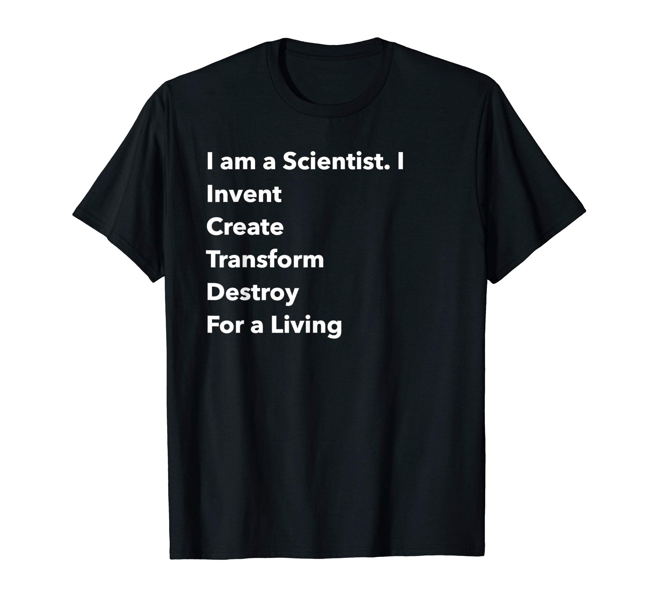 Scientist Life Rules Bold Print T-Shirt