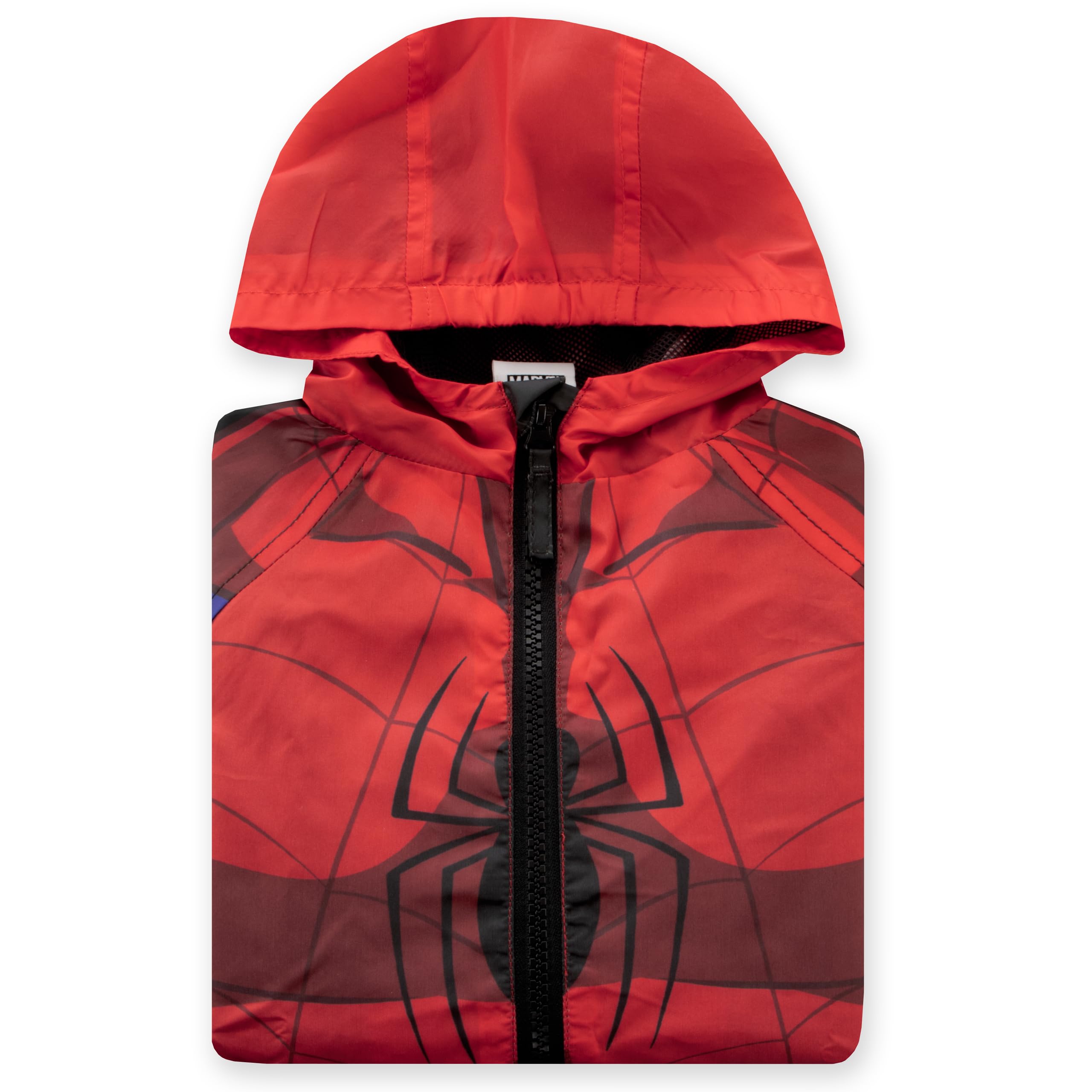 Marvel Spiderman Veste, Imperméable Enfant Super-Héros, Manteau De Pluie Garçon Spiderman, Veste Garçon Déperlante