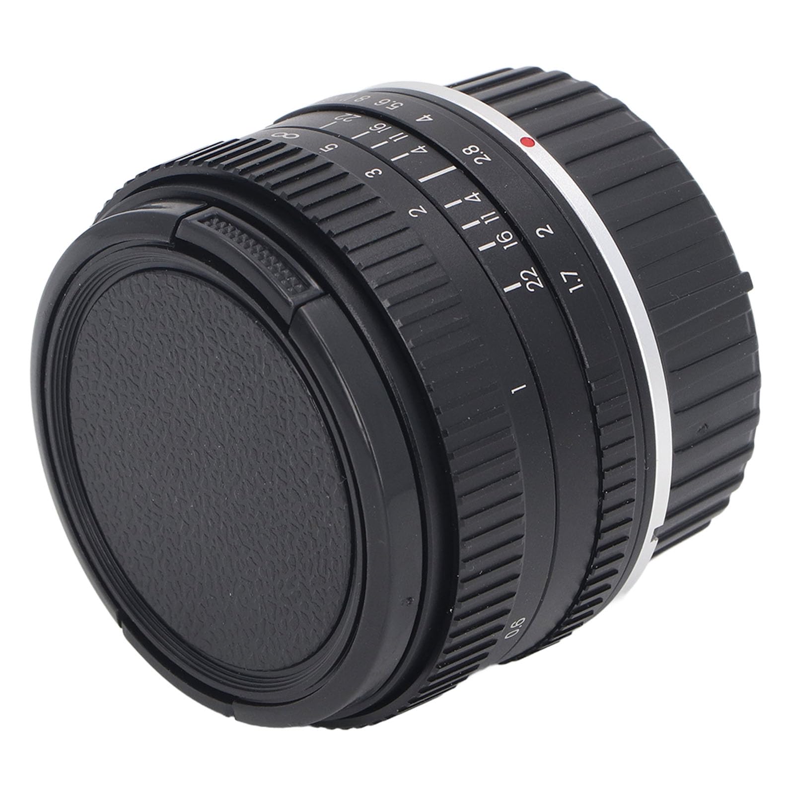 Obiettivo da 50 Mm F1.7 Ad Ampia Apertura, Obiettivo per Ritratto Full Frame per Fotocamera con Messa a Fuoco Fissa Manuale per DSLR con Attacco F, Fotocamera Mirrorless con