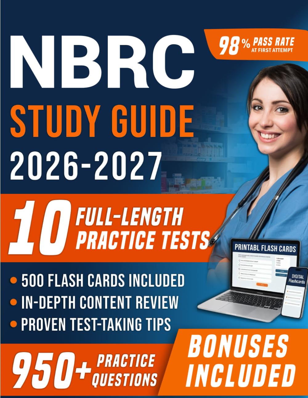 NBRC Study Guide 2026-2027: Comprehensive Certified and Registered Respiratory Therapist Prep with 10 Full-Length Practice Tests, 950+ Practice ... Explanations for First Attempt Pass Success