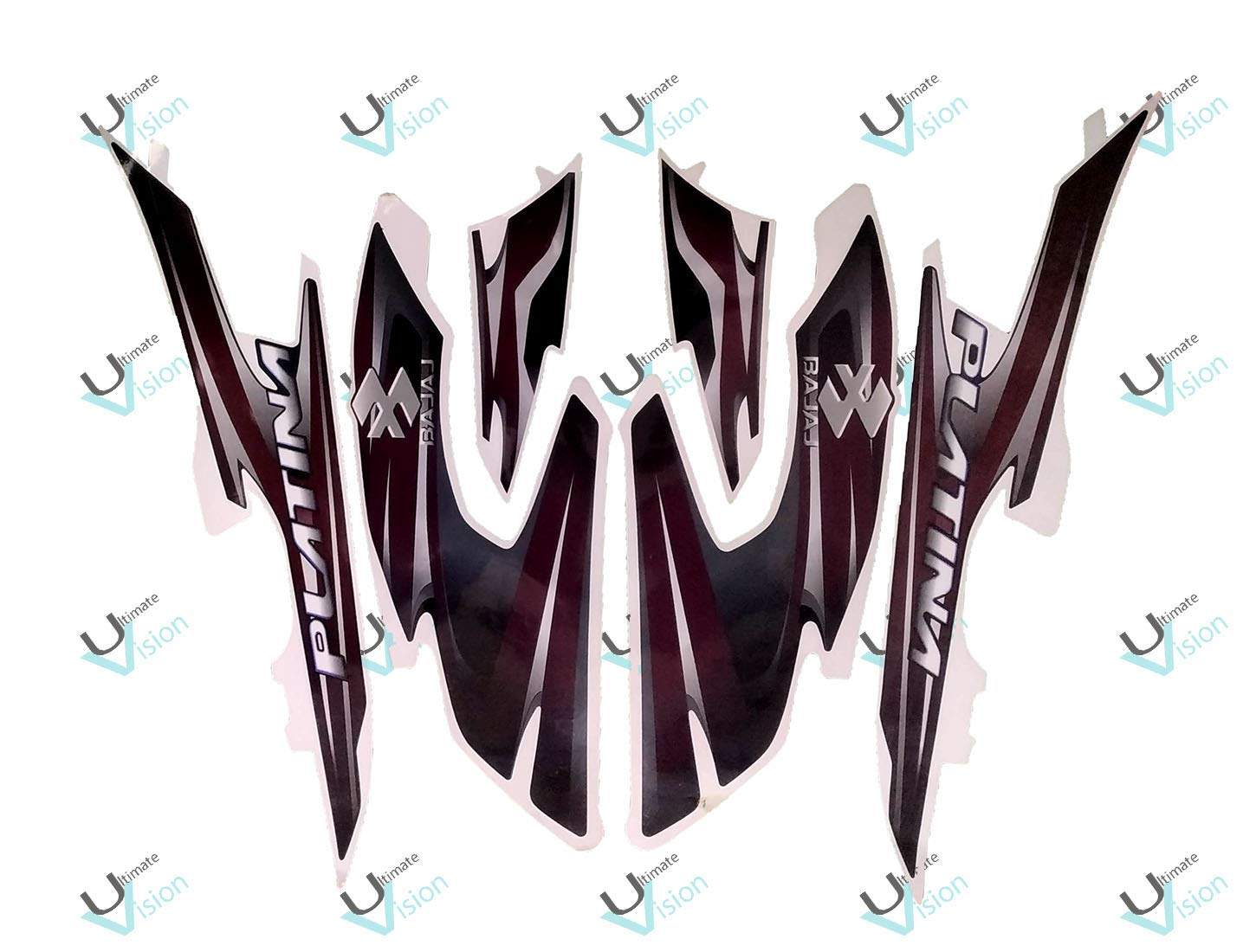 Motorcycle Bike Body Graphics Stickers and Decals kit Stickers for Platina