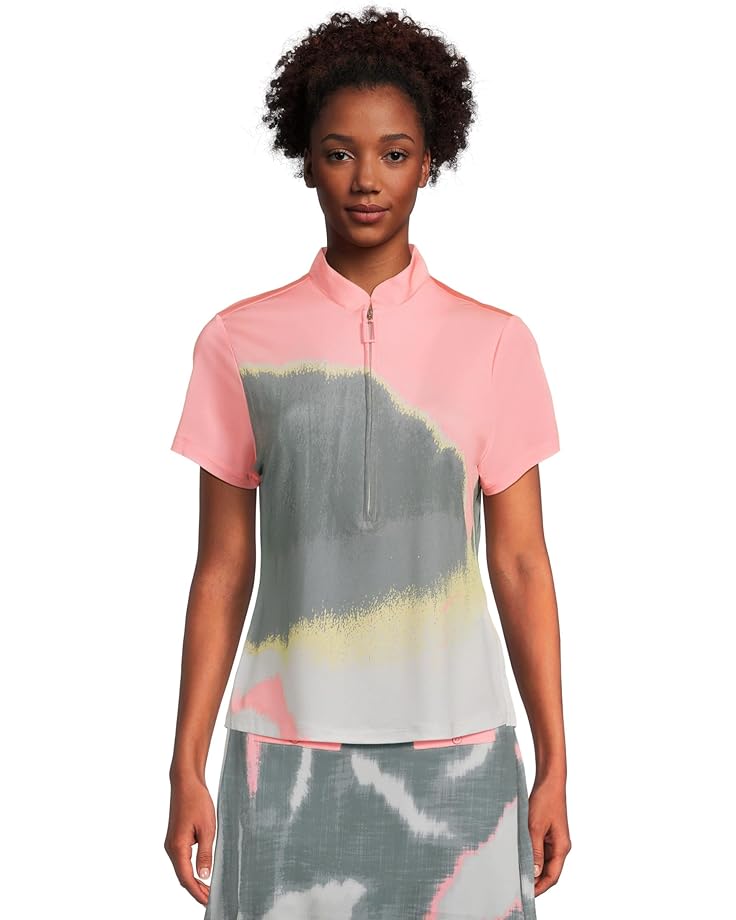 Jamie Sadock Landscape Print Short Sleeve Polo - Main View