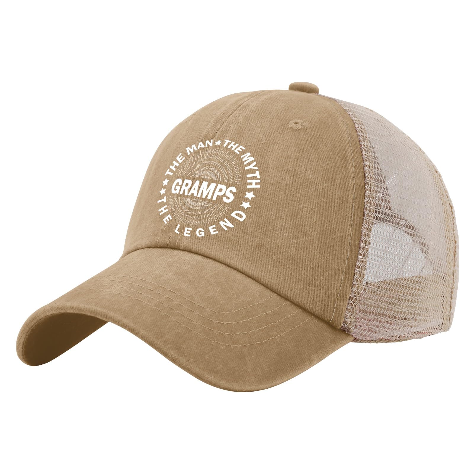 Rogany Gramps The Man The Myth The Legend Hats Camping Cap for Boyfriends