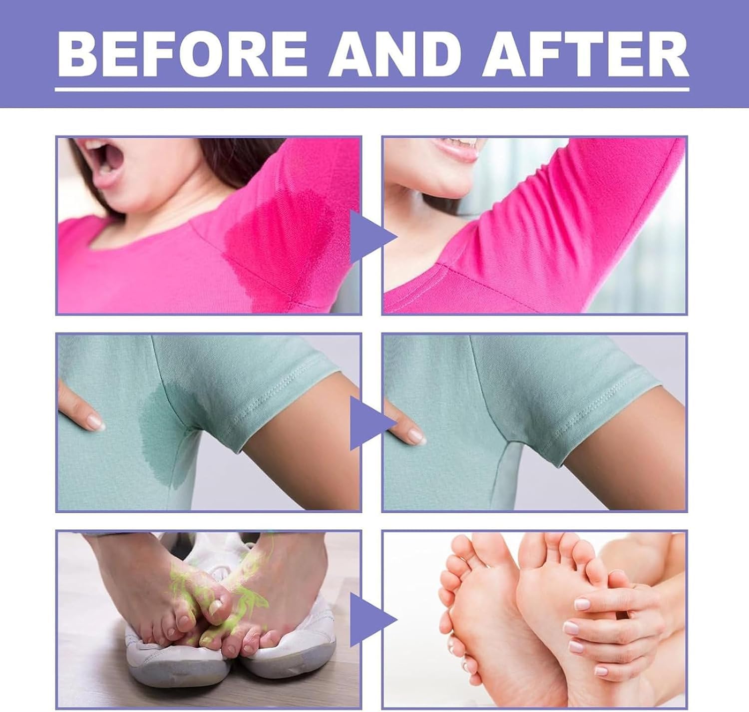 Desodorante corporal, desodorante unisex, fragancia para todo el cuerpo, que se mantiene fresco de la cabeza a los pies 1 unidad,2pcs