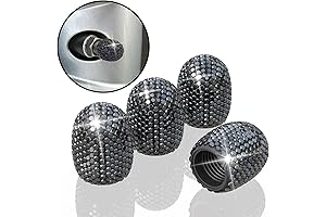 Bling Tire Valve Stem Caps for Car, Universal Stem Covers,Corrosion Resistant Tires...