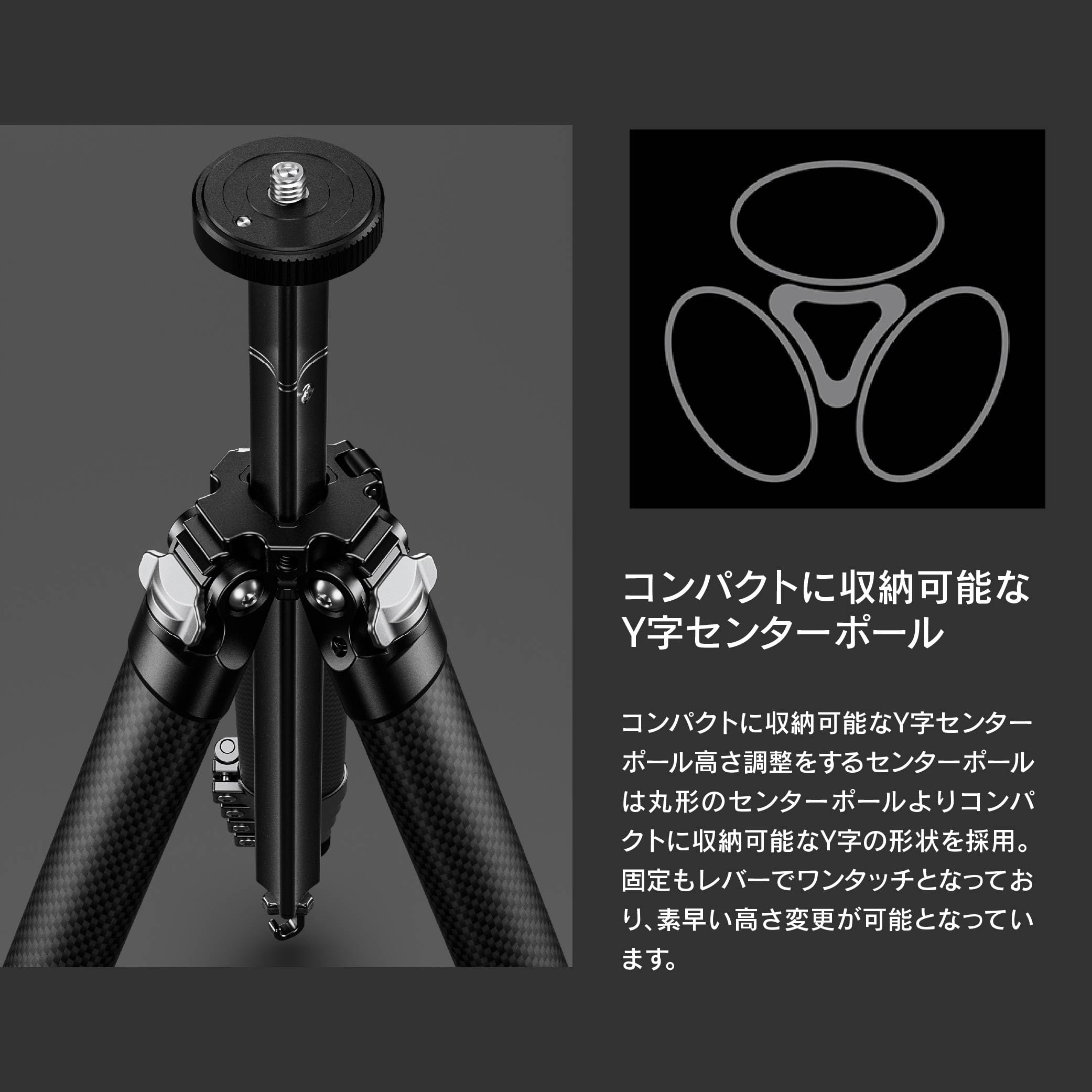 プレミアムL330カーボンブラック16本 即日発送！翌日着！ Leofoto レオフォト AZ-235C + LH-30R カーボン