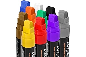 Goldge 10 Colors Jumbo Markers Paint Kit