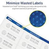 Avery Waterproof Printable Address Labels with Sure Feed, 1" x 2-5/8", White, Ultrahold Permanent Adhesive, Laser Printers, 300 Blank Mailing Labels, Great for Mailing, Branding, and More (15509) – view 5