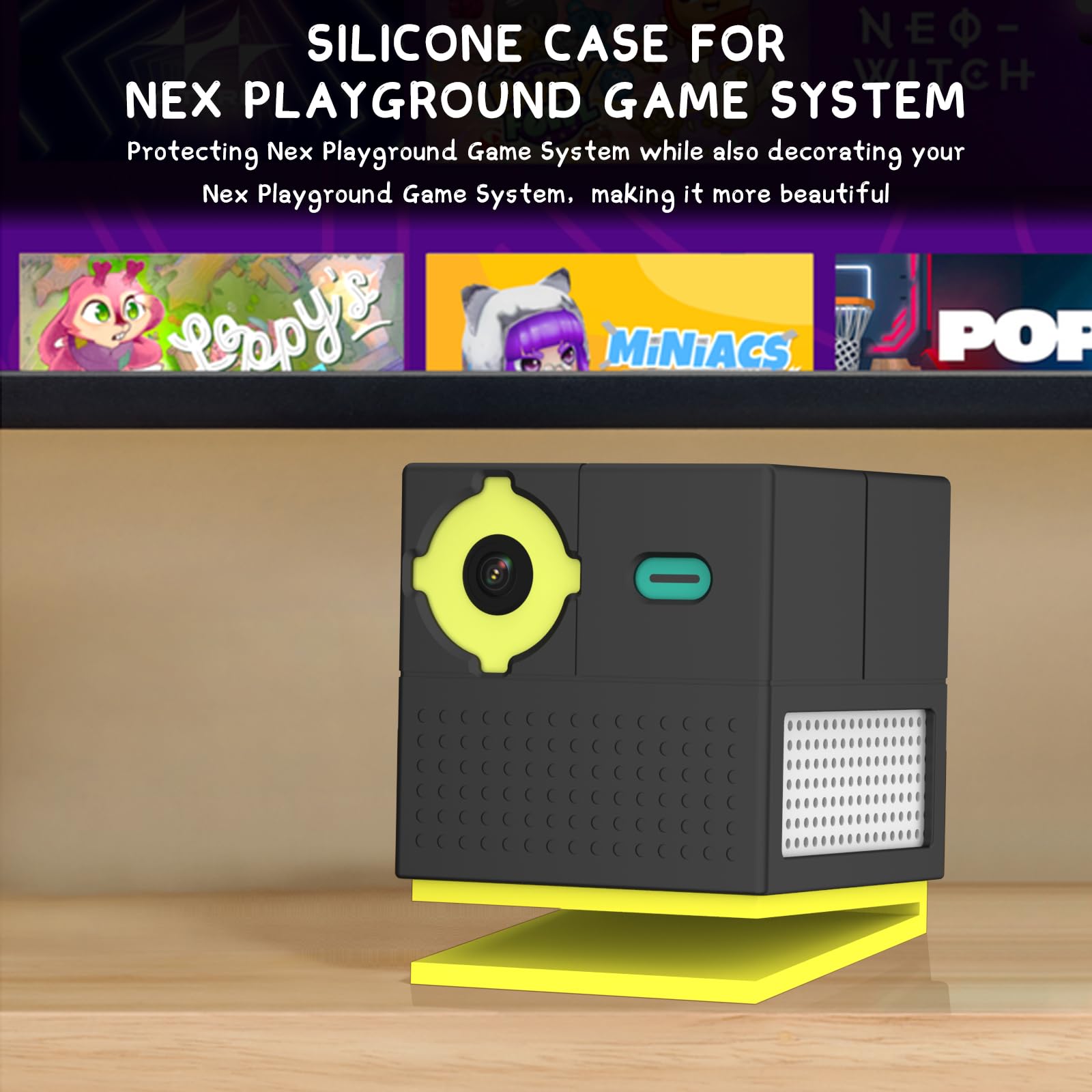 Accessori per console di gioco per Nex Playground Sistema di gioco Caso di controllo remoto Morbido Silicone Copertura Anti-Slip Shell (bianco