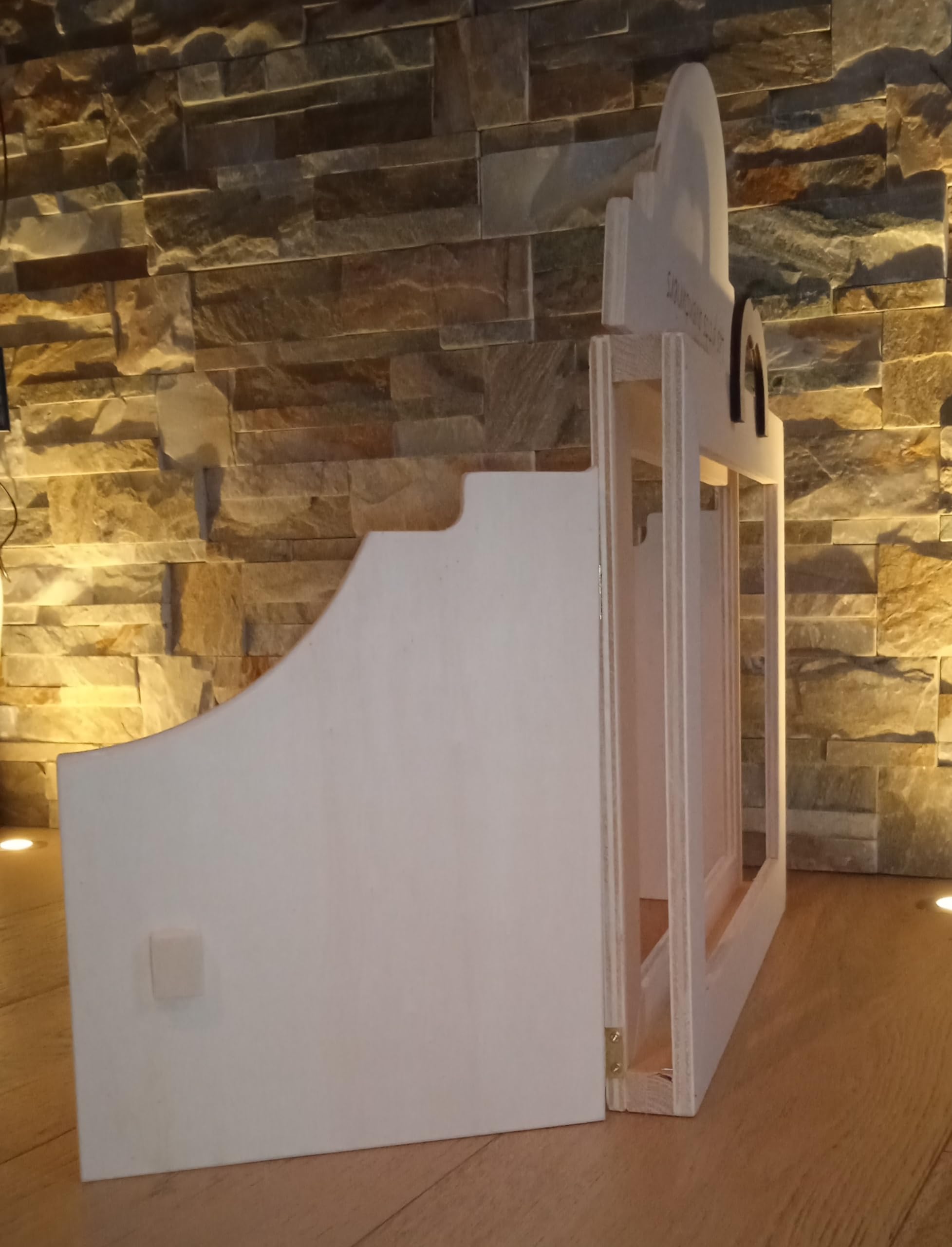 Kamishibai in Legno Formato A3 - Teatrino Butai Portatile a Valigetta - Teatro Giapponese da Tavolo - Regalo educativo Artigianale in Legno Made in Italy
