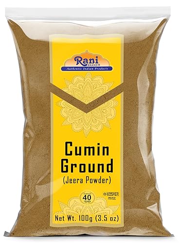 Miniatura 1 de Rani Comino (Jeera) Especias en polvo 3.5 oz (100 g)  Todo natural  Vegano  Apto para gluten  Sin OMG  Kosher  Origen indio