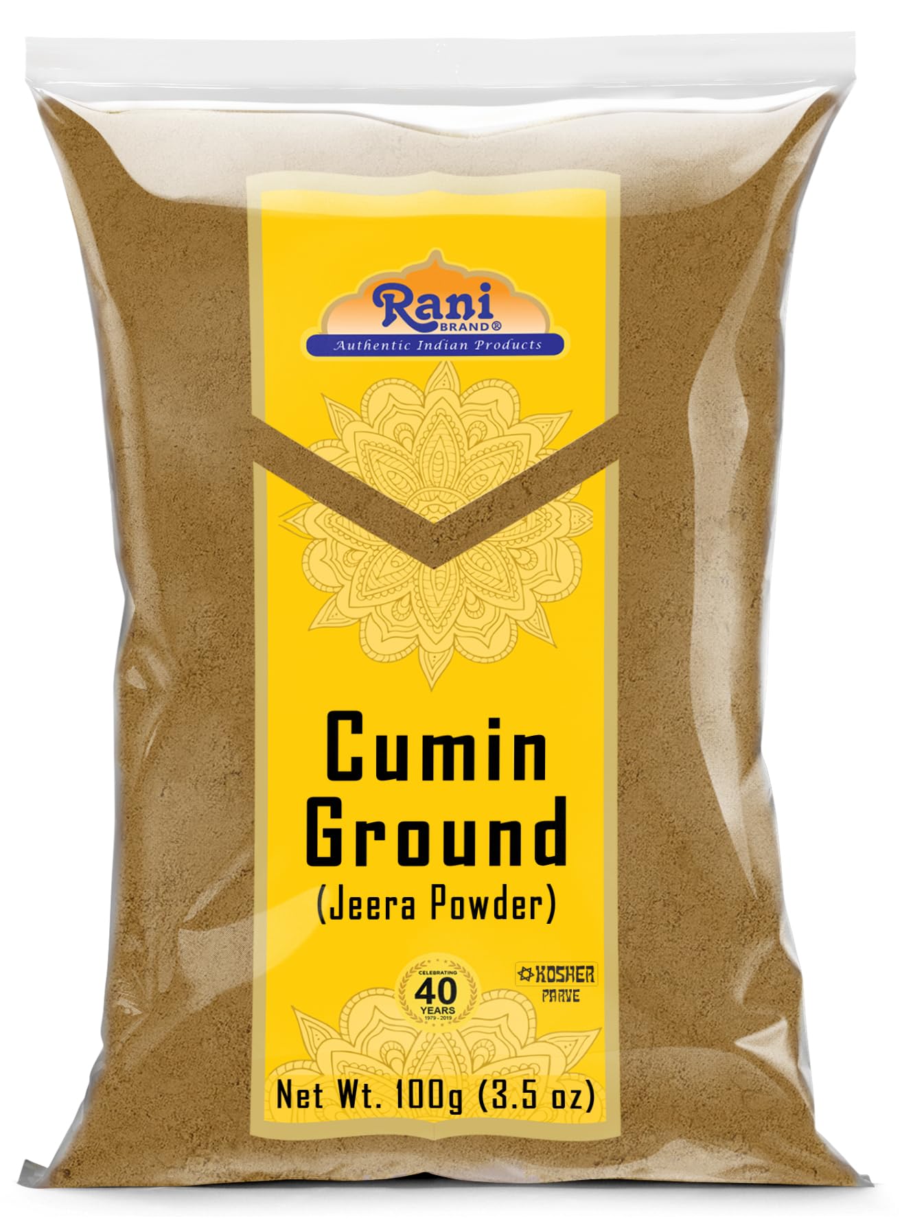 Rani Cumin (Jeera) Powder Spice 3.5oz (100g) ~ All Natural | Vegan | Gluten Friendly | NON-GMO | Kosher | Indian Origin