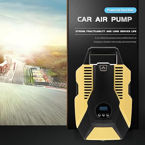 Miniatura 4 de Mobestech Compresor de aire eléctrico, inflador portátil con medidor de presión digital, cilindro, bomba de aire para automóviles, motocicletas,