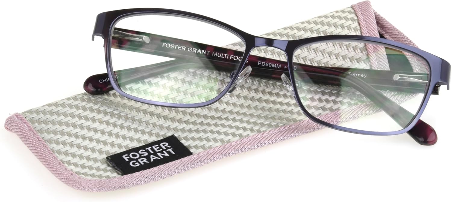Foster Grant womens Tierney Multifocus Reading Glasses Cat-Eye Reading Glasses - Image 5