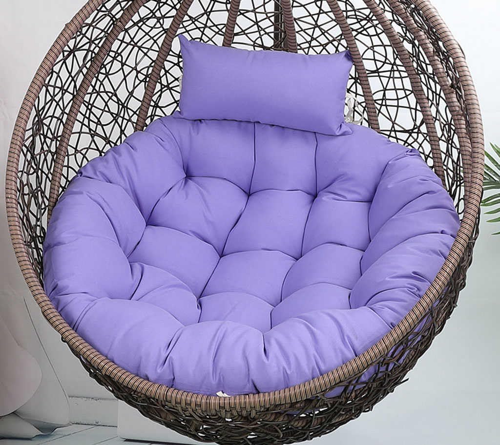 LXJBBD egg Garden Chair Cushion - Washable Hanging Mat Pads Replacement, Indoor Outdoor Swing Chair Cushion