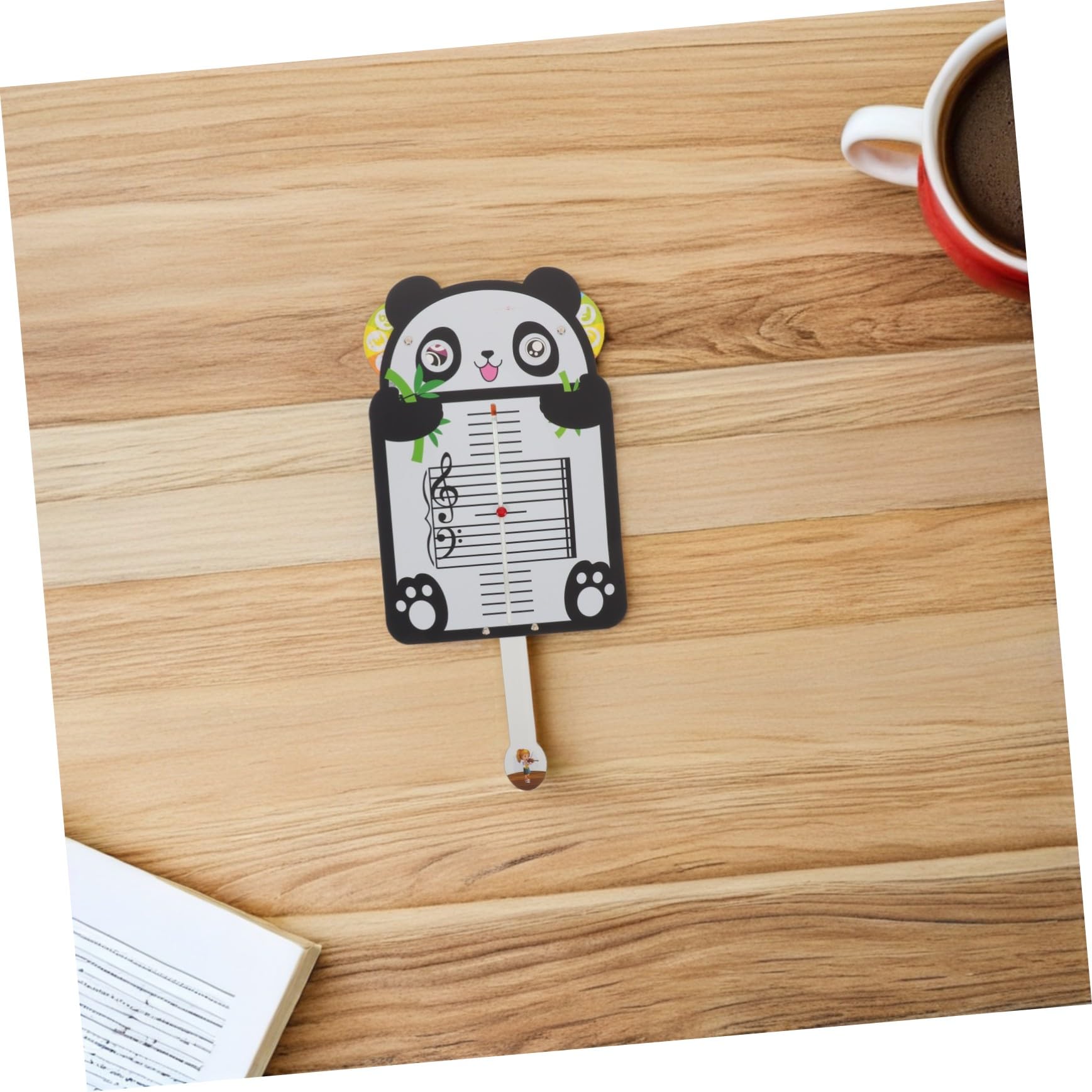 iplusmile Tableau D’Apprentissage Musical Panda pour Débutants, Tableau Blanc De Portée Musicale Portable, Fiches Éducatives De Notes Et Rythme, Outil Pédagogique Mobile pour École Et Maison